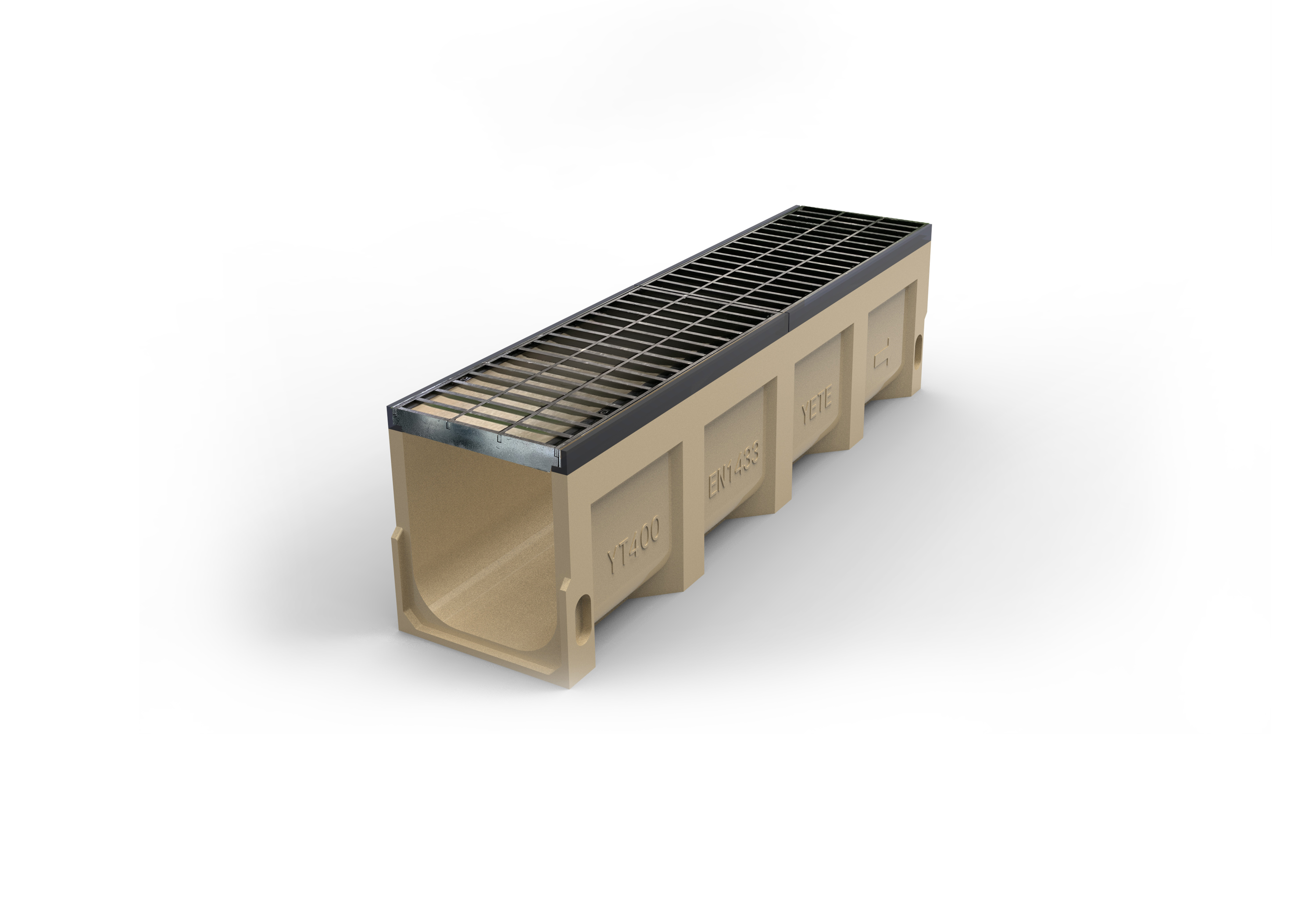 Resin Floor Concrete Surface Drainage Channel with Grating